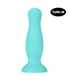 Plug anal ventouse vert pastel taille M - A-001-M-GRN